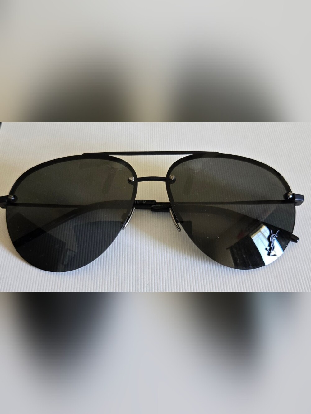 YSL Aviator Sunglasses Classic 11/F M 005